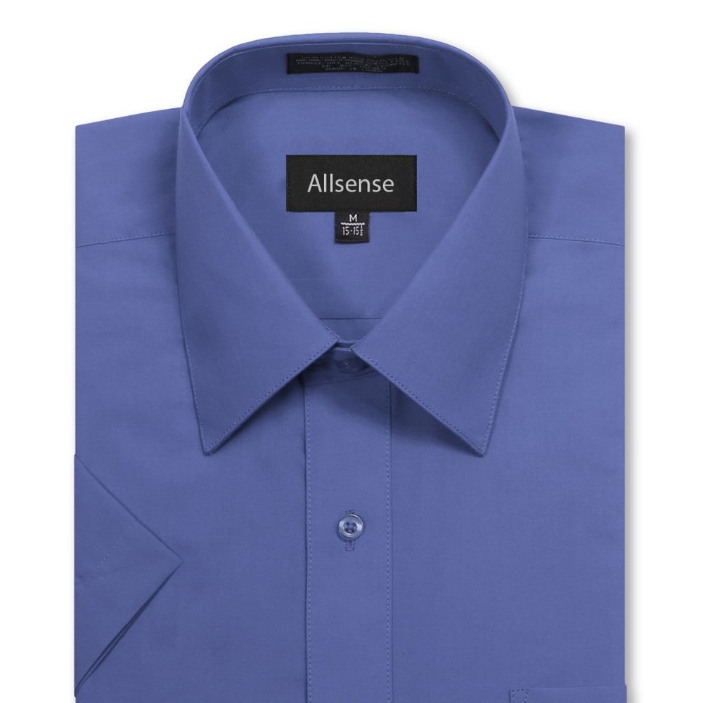 Men's Regular Fit Short-Sleeve Dress shirt FrenchB